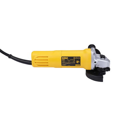 DEWALT DW802-IN, 850W, 4'' (100mm) Heavy Duty Angle Grinder Engineered for Heavy Duty Applications with Spindle Lock and Slide Switch, 2 Year Warranty (Side Handle Included)