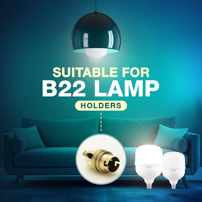 Havells 50W high wattage Bulb | High CRI & High Efficiency | Energy Efficient | Mercury-Free | 4KV Surge Protection | 100 Lumens Per Watt |Cool Day Light (6500K) b22d