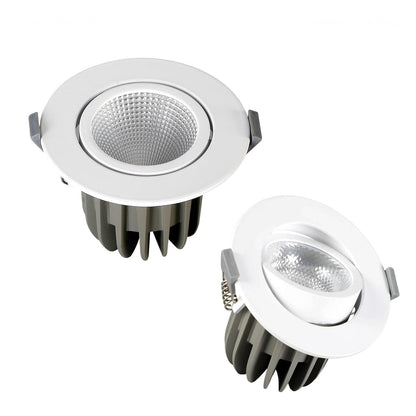Havells Crysta NEO Swivel COB Spotlight 30W 3K Ceiling Light Energy Efficient Beam Angle of 36° Long Life of 25000 Burning Hours Metal Body COB,Aluminum DIE CAST,80 Lumen Per Watt 6500K