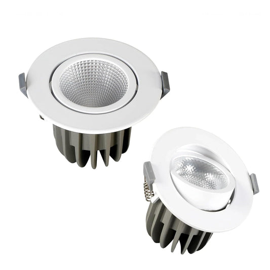 Havells Crysta NEO Swivel COB Spotlight 30W 3K Ceiling Light Energy Efficient Beam Angle of 36° Long Life of 25000 Burning Hours Metal Body COB,Aluminum DIE CAST,80 Lumen Per Watt 6500K