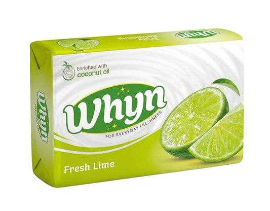 Bathing Soap Fresh Lime, 1kg (100g Pack of 10) – Natural Fragrance Bar for Soft & Glowing Skin, Long-Lasting Freshness