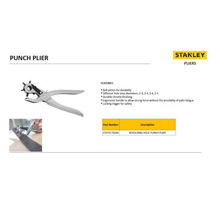 STANLEY STHT0-75044 Revolving Hole Punch Plier