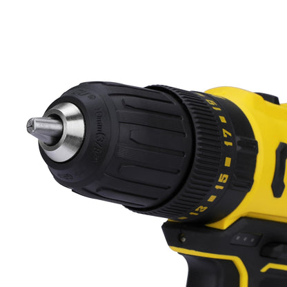 STANLEY SCH10D1-IN(12V) Brushed Cordless Hammer Drill Driver, 1x2Ah Battery & 1.5A Charger,LED Light,Variable Speed Trigger Switch,Forward/Reverse Button,10mm Chuck,Clutch Setting 20+1,1 Year Warranty