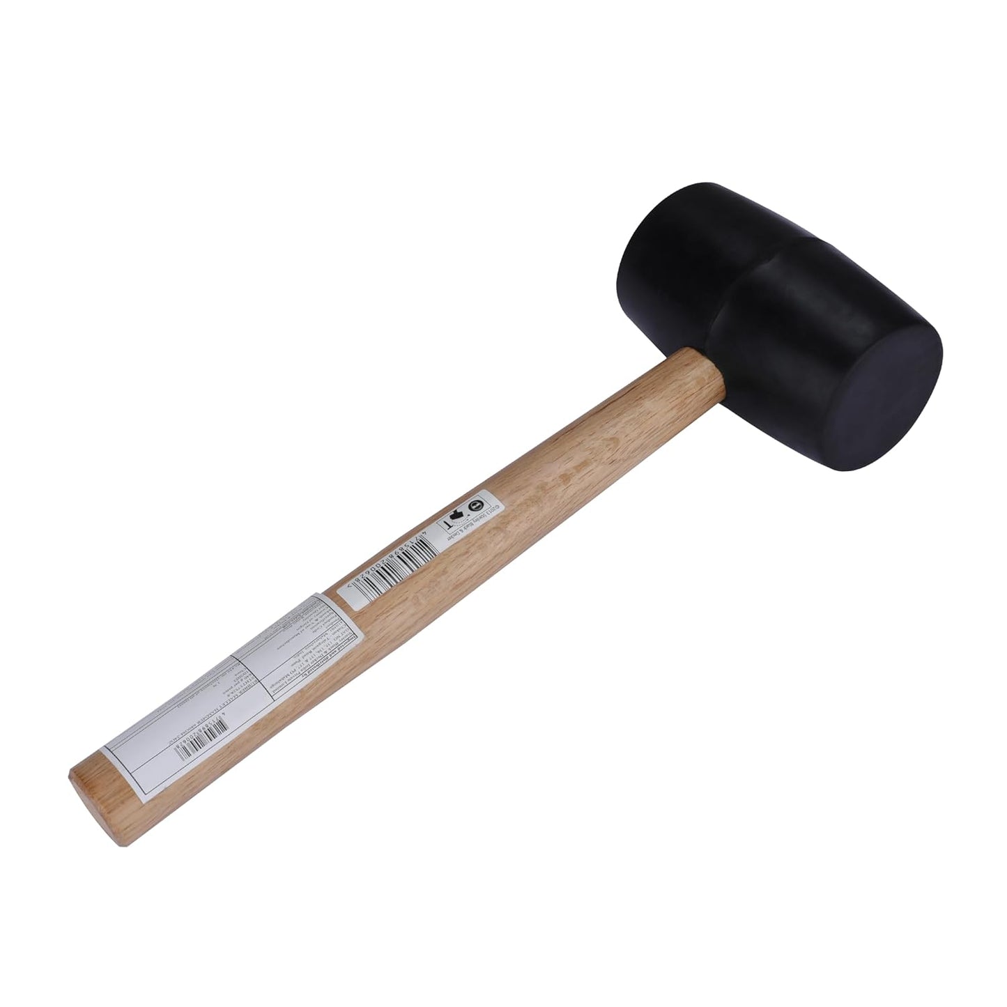 STANLEY STHT57528-8 Rubber Mallet Hammer for Masonry, Woodwork, Fittings for Home, DIY, Mechanic, Industrial & Professional Use, 680 gm, Used to Drive Nails, Fit Parts & Break Objects, YELLOW & BLACK