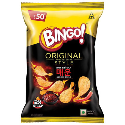 Bingo Original Style Hot & Spicy Korean Style, 90 gram/85g(Weight may vary)