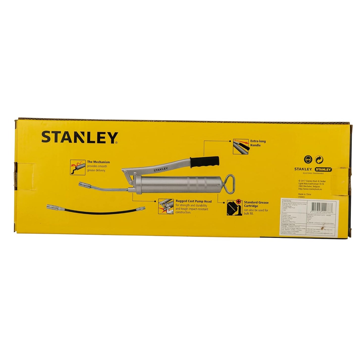 STANLEY 95-385-2V Grease Gun Heavy Duty 400gm