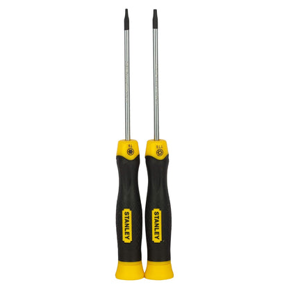 STANLEY 68-0002C Cushion Grip Screwdriver Set-16 pcs (Yellow and Black)