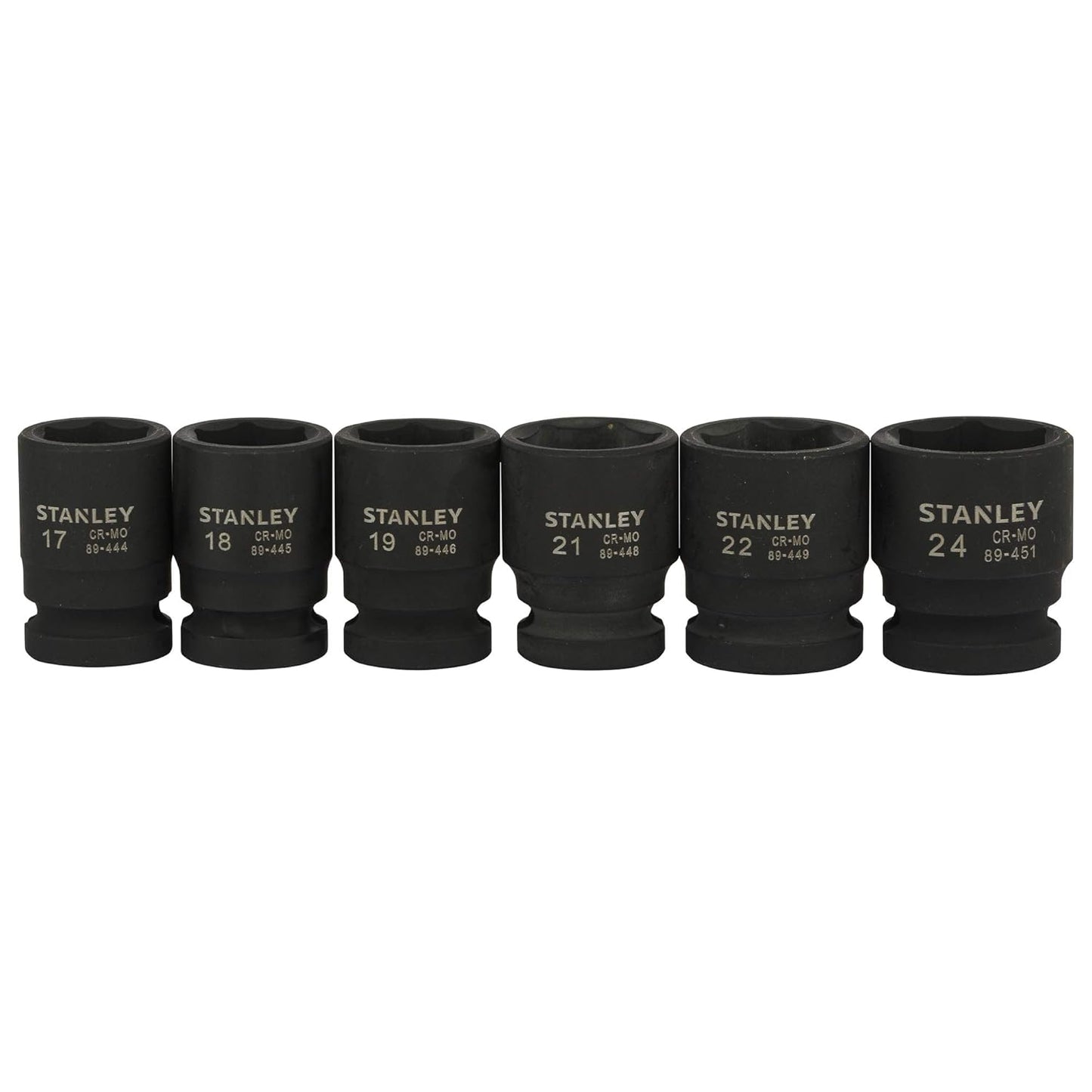 STANLEY STMT73916-8 1/2-inch 10-24mm Impact Socket Set (13-Pieces)