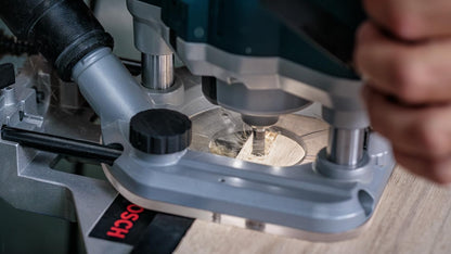 BOSCH PRO Straight Groove Cutter | Ø5xL12.7xS8mm | Engineered for Versatility | Smooth, Precise Cuts in Wood & Composites | Kickback-Reducing Design | Durable Carbide Edge