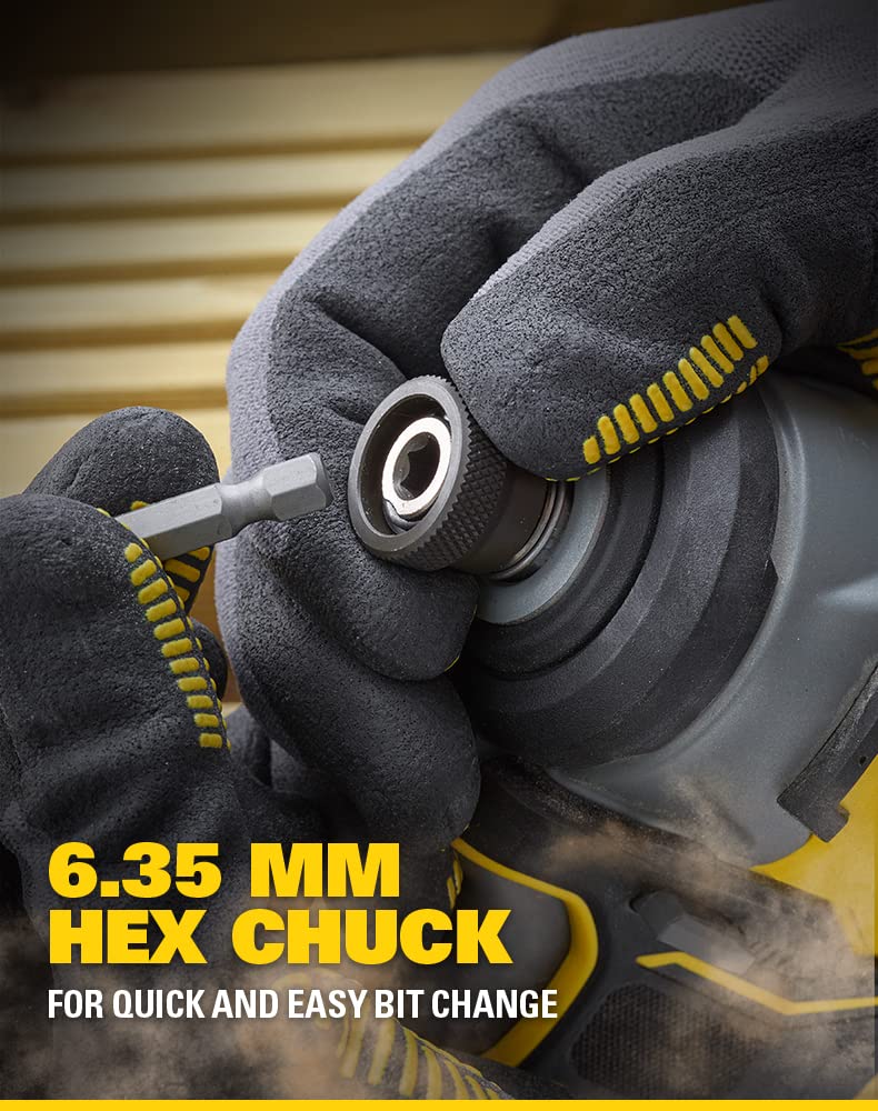 STANLEY FATMAX SBI810D2K-B1 20V 2.0Ah 6.35 mm Cordless Brushless Impact Driver With 2x2.0Ah Li-ion Batteries & 1pc Charger