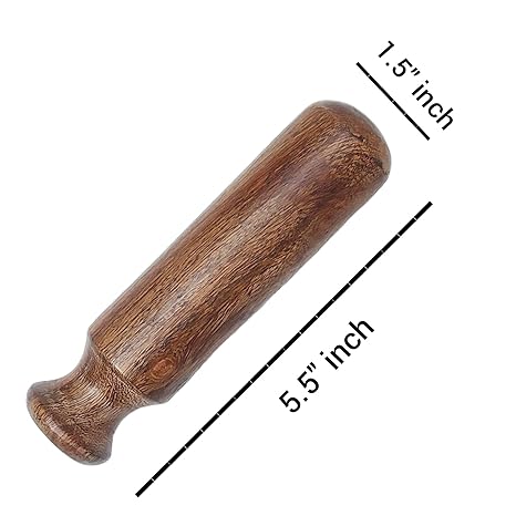 Udaipur Handicrafts Wooden Mortar and Pestle set//Wooden Imam Dasta //Wooden Ohkli Musal//Wooden Kharal//khalbatta//For Mixer and Grinder Spices and Herbs Kitchen in  Wood (Size 4 by 3 inch)