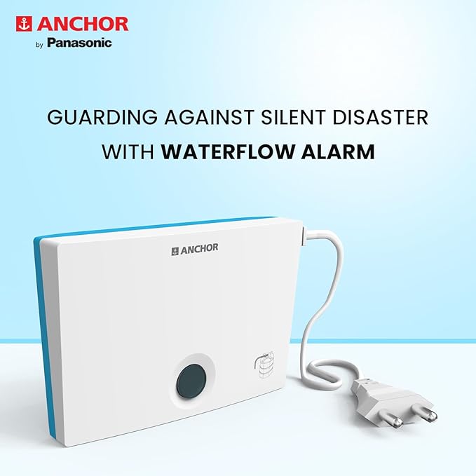 Anchor by Panasonic Water Tank Overflow Alarm Bell, Human Voice with Buzzer Water Tank Alarm Bell