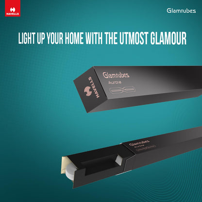 Havells Aurora Sleek 20W Glamtube | Decorative Light |Tubelight |4000 K |Easy on Eyes| No UV/IR Radiation|Premium&Modern Design|Energy Efficient|BIS Approved|Upto 4Kv Surge Protection | Pack Of 1