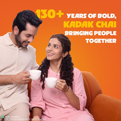 Wagh Bakri Premium Tea | Black | Assam Blend | Kadak Chai | Aromatic Chai Patti | Rich & Bold Flavour | Lingering Taste & Kesari Golden Hue | Loose Leaf Tea | 250 g