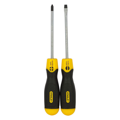 STANLEY 68-0002C Cushion Grip Screwdriver Set-16 pcs (Yellow and Black)