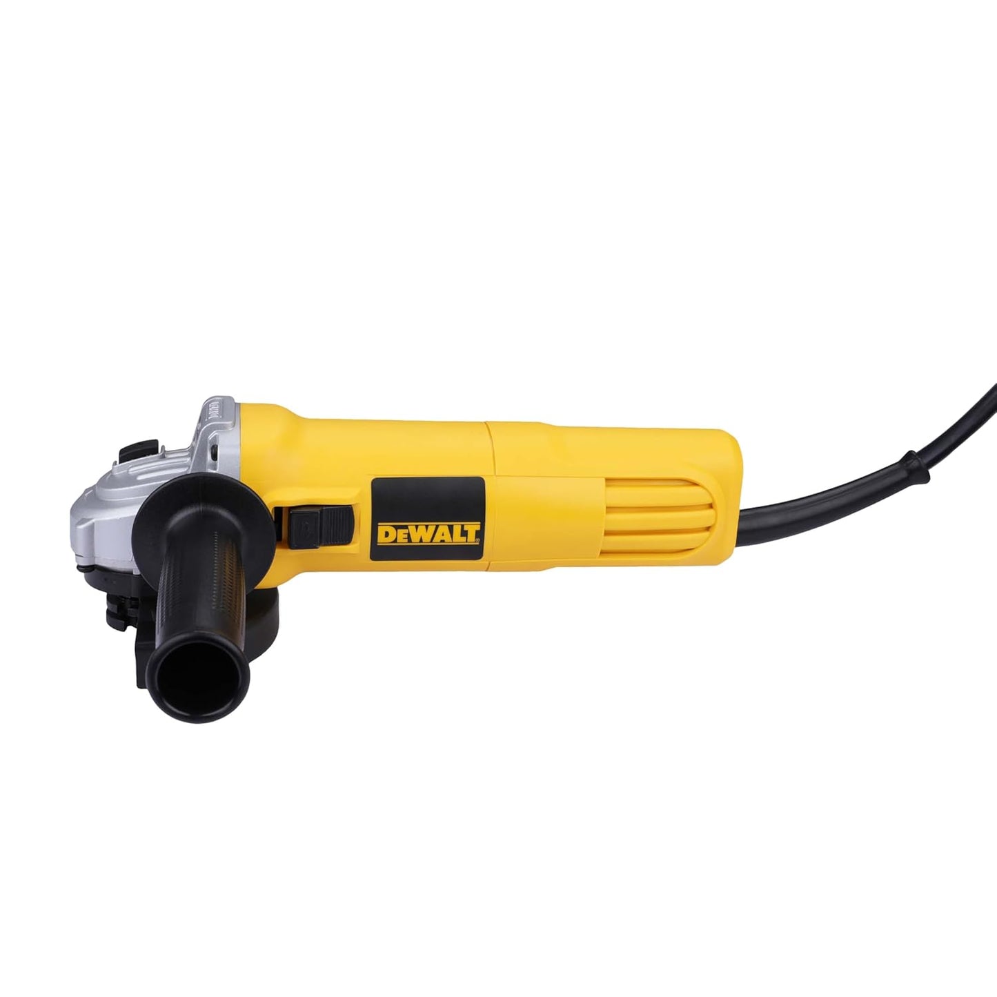 DEWALT DW802-IN, 850W, 4'' (100mm) Heavy Duty Angle Grinder Engineered for Heavy Duty Applications with Spindle Lock and Slide Switch, 2 Year Warranty (Side Handle Included)