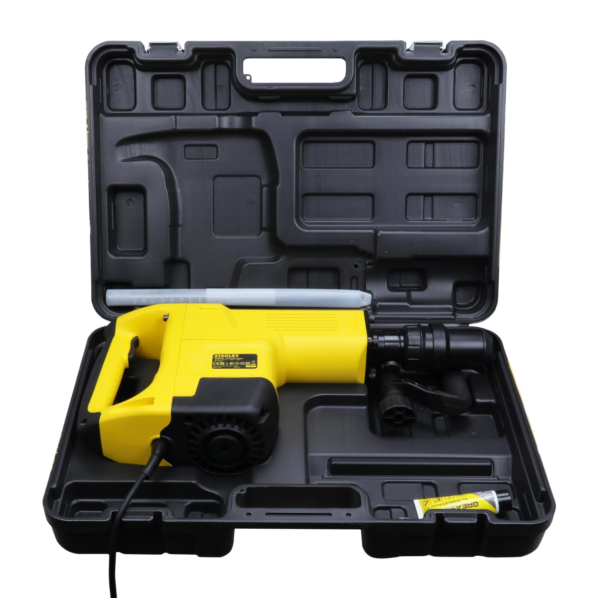 STANLEY STHM10K Demolition Hammer with Kitbox 7 Chisel Designed For Total Demolition 1600W 10Kg SDS-Max