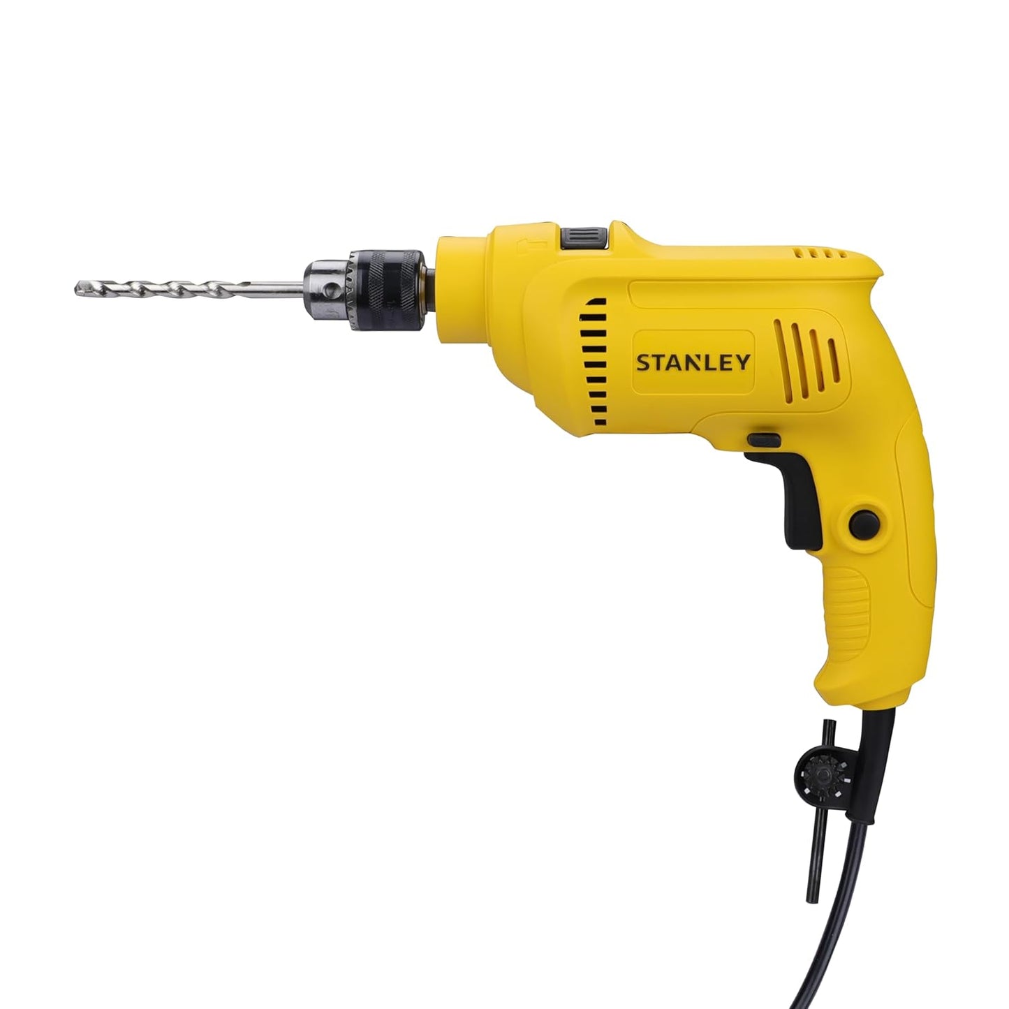STANLEY SDH550KP-IN 550W 10mm CORDED HAMMER DRILL MACHINE & HAND TOOL KIT for Home, DIY & Professional Use (120-PIECES) - INCLUDES Hammer Drill,Plier,Hammer,Measuring Tape & Drill Bits,1Year Warranty