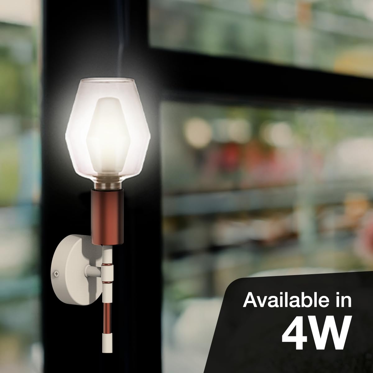 HAVELLS Decorative Bulb -BLOOM T20 SMOKE 4W 6500K E27 LAMP
