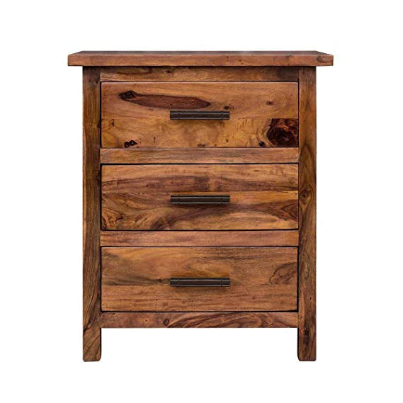 Udaipur Handicrafts Wood Bed Side Table