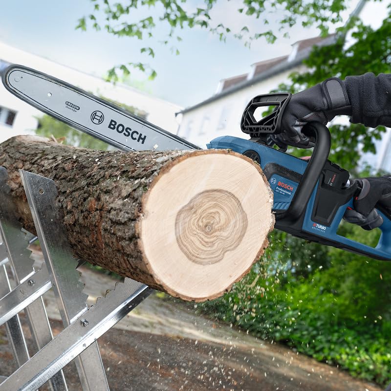 BOSCH GKE 18V-40 Cordless Chainsaw (Solo Tool) | Brushless Motor | OptiCut Tech | 36cm Cutting Length | 40cm Bar | 150ml Oil Tank | Without Battery & Charger