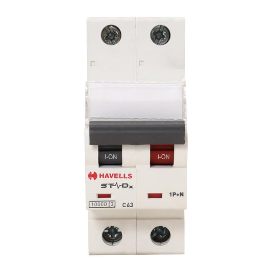 HAVELLS STAD-X 63A SPN C MCB 240V - WHITE