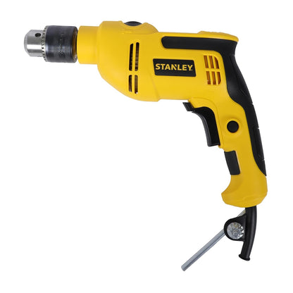 STANLEY SDH550KPA-IN 550W 13mm CORDED HAMMER DRILL MACHINE & HAND TOOL KIT for Home, DIY & Professional Use (120-PIECES) - INCLUDES Hammer Drill,Plier,Hammer,Measuring Tape & Drill Bits,1YearWarranty