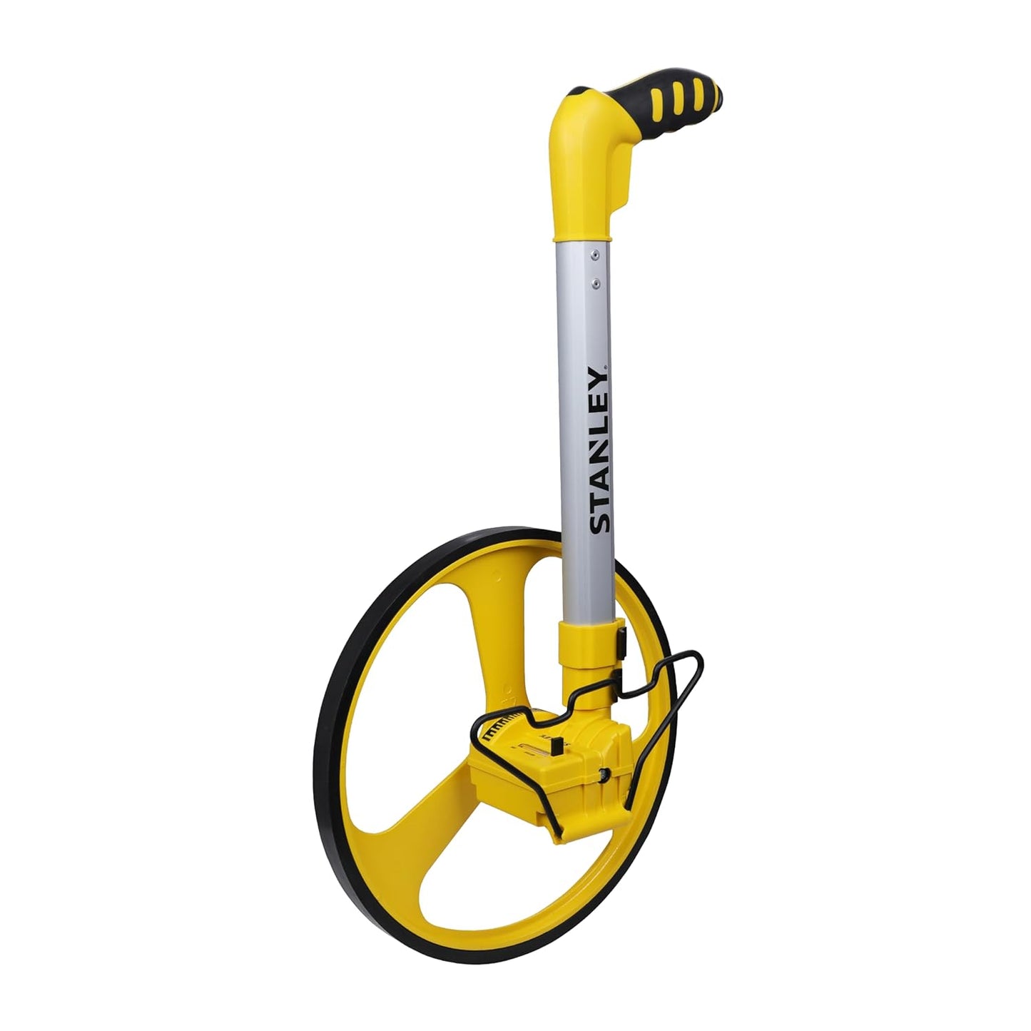 STANLEY 1-77-174 12" 1000 m Measuring Wheel for Professional & Industrial Measuring Operations with Hassle-Free Readings, YELLOW & BLACK