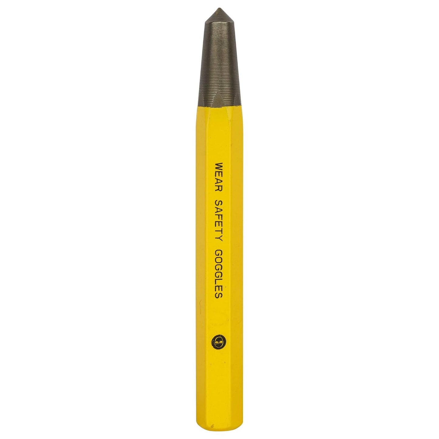 STANLEY 16-228 Center Punch-8mm-5/16''x115mm-4/12'', Yellow and Black