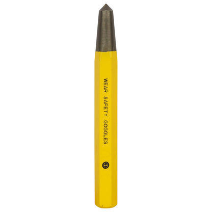 STANLEY 16-228 Center Punch-8mm-5/16''x115mm-4/12'', Yellow and Black