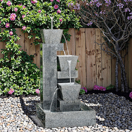 Udaipur Handicrafts Granite Fountain and Garden Decor for Home, Offices, Mall, Garden and public places