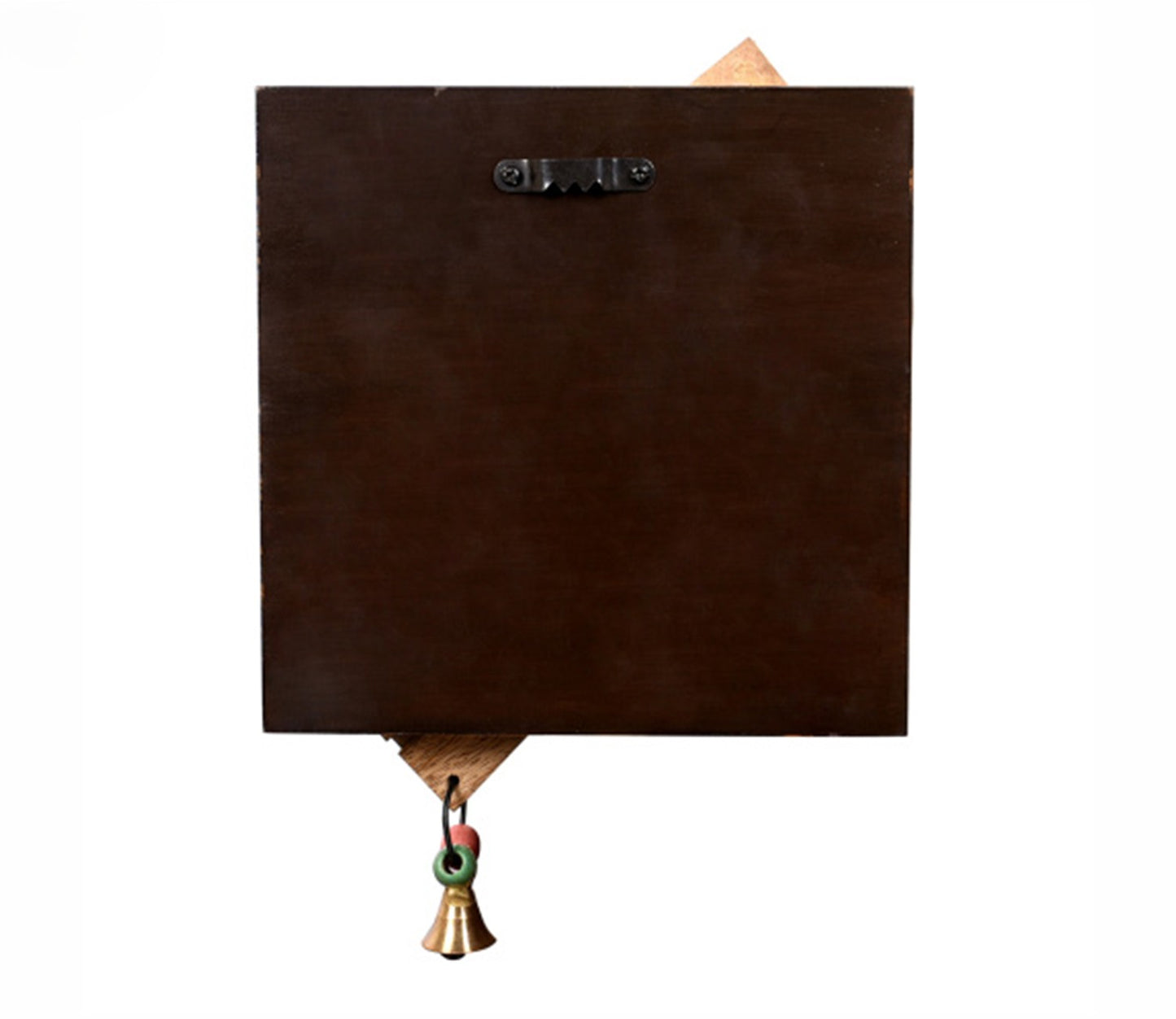 Udaipur Handicrafts Wood Multicolor Tribal Art Leaf Design Key Holder