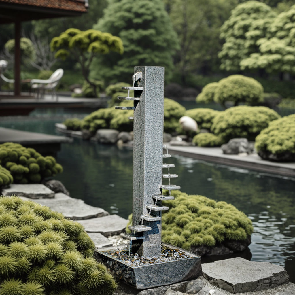 Udaipur Handicrafts Granite Fountain and Garden Decor for Home, Offices, Mall, Garden and public places