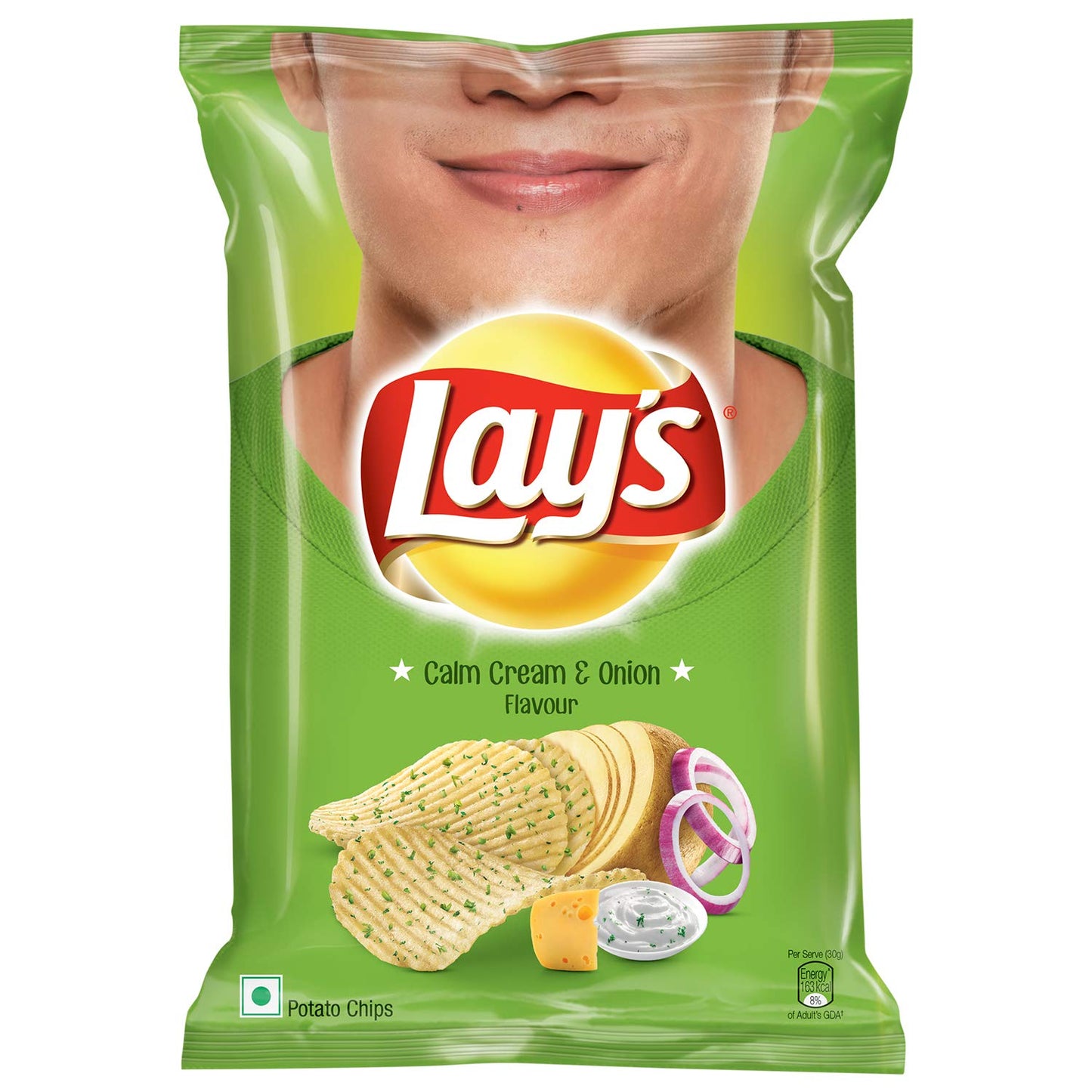 Lay's Potato Chips American Style Cream and Onion Flavour Party Pack, 177 Gram