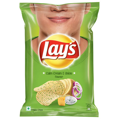 Lay's Potato Chips American Style Cream and Onion Flavour Party Pack, 177 Gram
