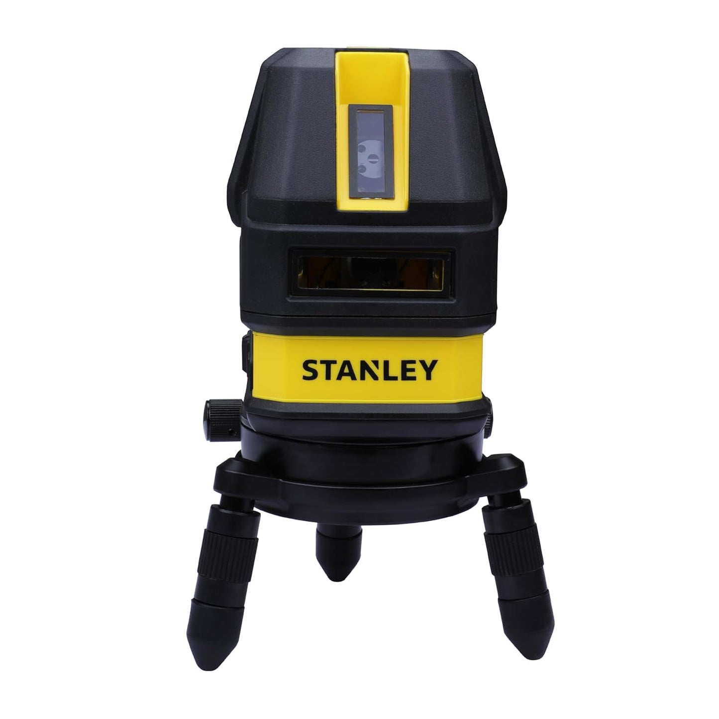 STANLEY STHT77514-1 Plastic Multiline Laser with 2*AA Batteries for Home, DIY & Professional Use, 1 Year Warranty, YELLOW & BLACK