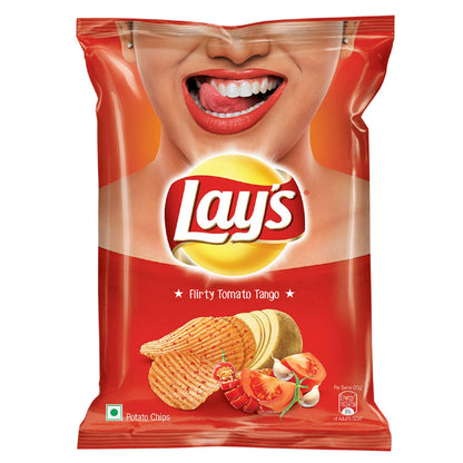 Lay's Potato Chips - Spanish Tomato Tango Pouch, Spicy, 90 Grams