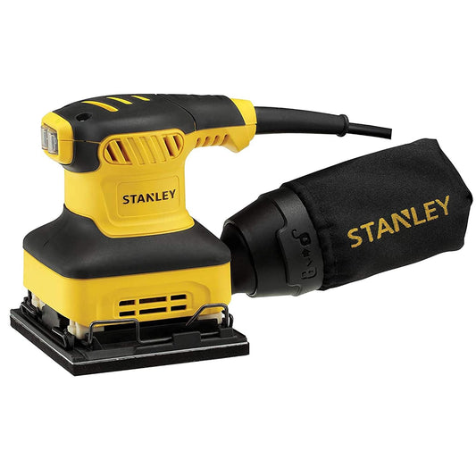 Stanley SS24-IN 240W, 1/4 Corded Electric Sheet Sander (Yellow and Black)