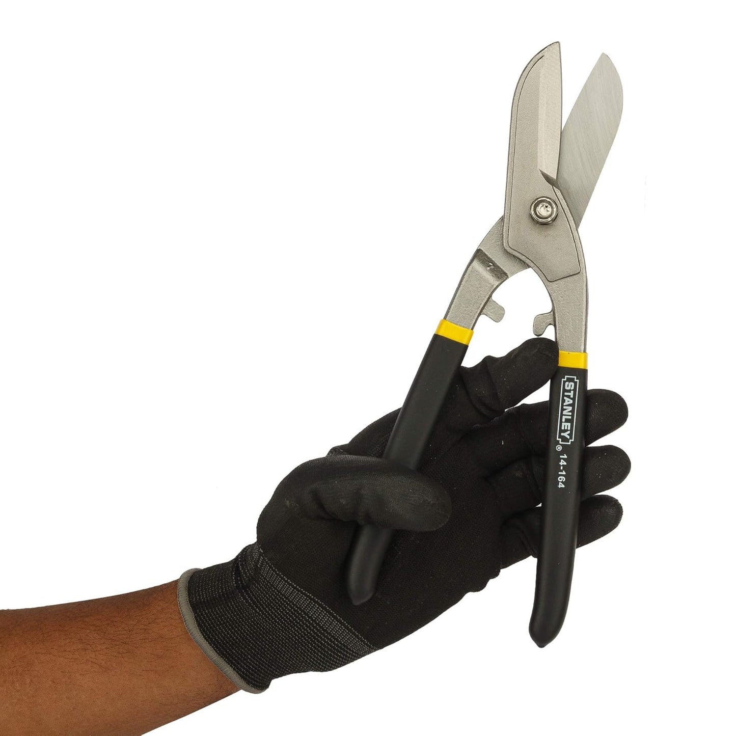 STANLEY 14-164 10''/250mm Tinsnips Without Spring (Silver and Black)