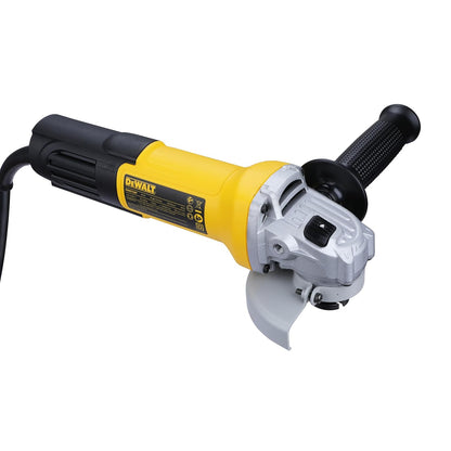 DEWALT DWE750T-IN,750Watt, 4" (100mm) Ultra SLIM Heavy Duty Angle Grinder Engineered For Heavy Duty Applications with Spindle Lock and Toggle Switch, 2 Year Manufacturer Warranty(SIDE HANDLE INCLUDED)