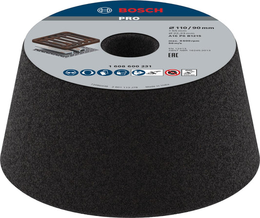 Bosch Professional CUP WHEEL 16 GRIT