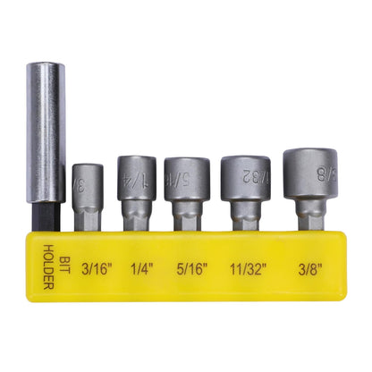 Stanley 68-071-23 26-Piece Insert-Bit Chrome-Vanadium Screwdriver Set For Home, Diy, Professional & Industrial Use Ideal For Electrical & Plumbing Tasks, Yellow & Black - Chrome Vanadium Steel