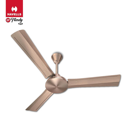 Havells 1200Mm Ep Trendy Energy Saving Ceiling Fan (Antique Copper, Pack Of 1) 1 Star