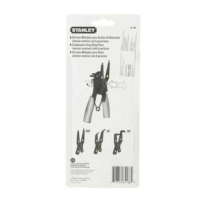 STANLEY 84-168 152mm/6'' Combination Snap Ring Plier (Yellow & Black)