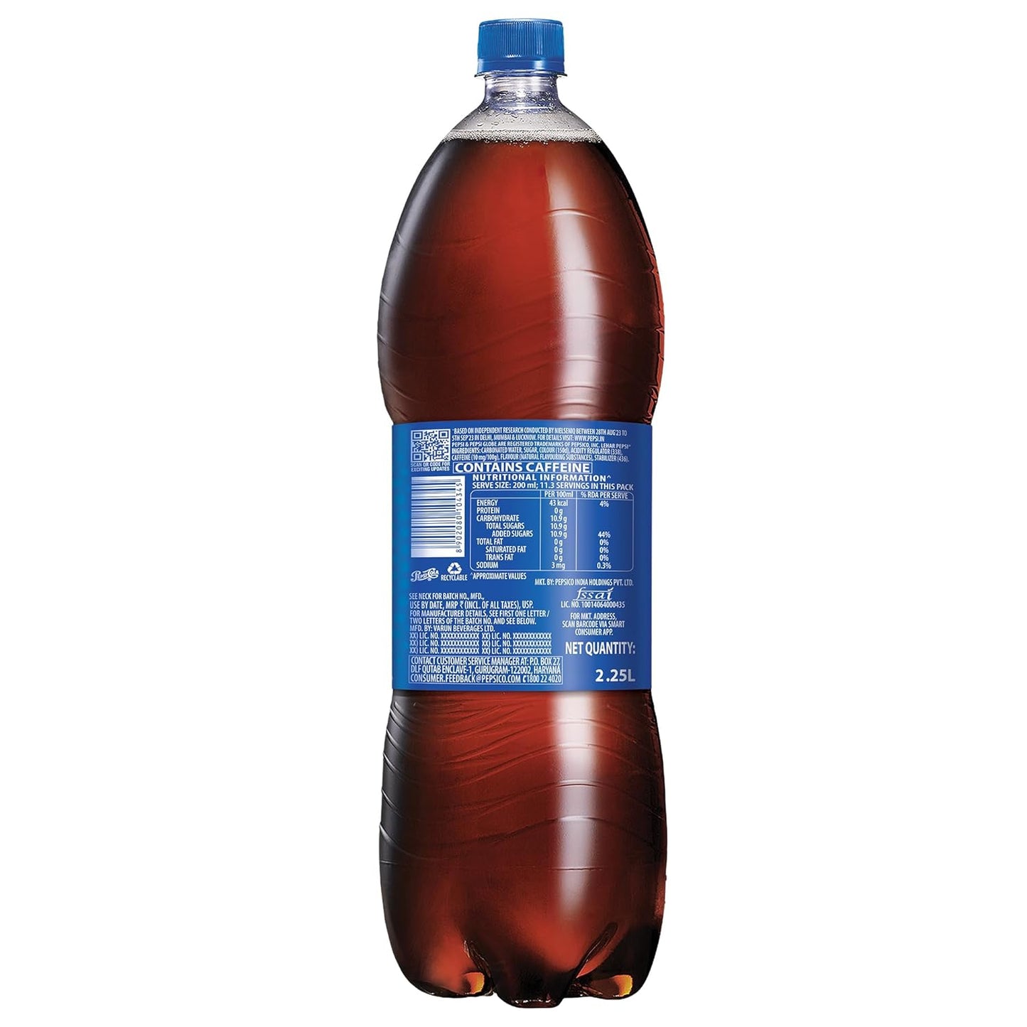 Pepsi Soft Drink - 2.25L, Bottle.