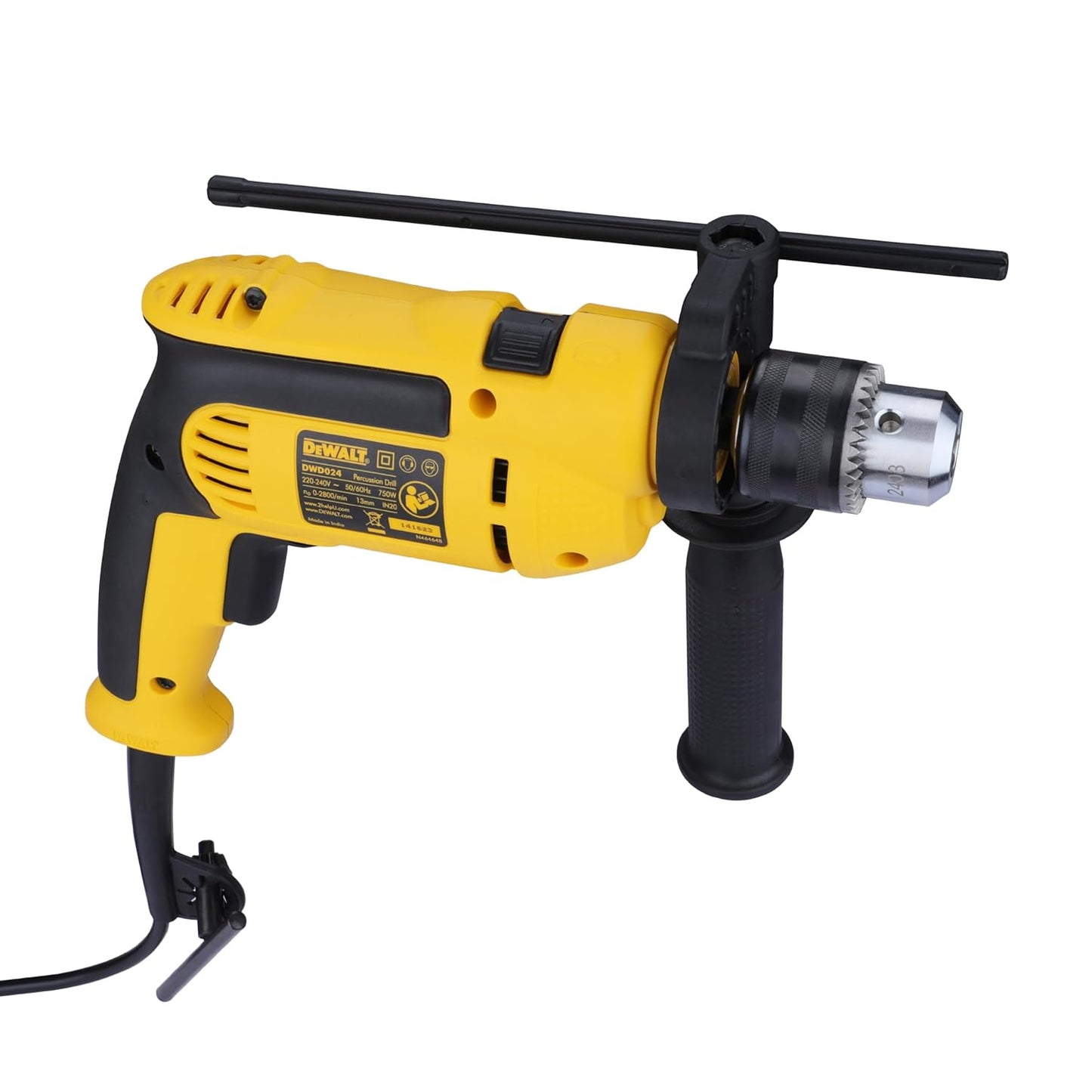 DEWALT DWD024 Impact Drill Machine for professional applications 750Watt 13mm, 2 Year Warranty