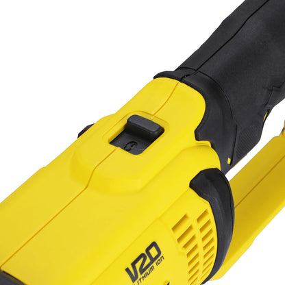 STANLEY FATMAX SCG400-B1 20V 2.0Ah 100mm Cordless Brushed Grinder for Mechanic, Tradesmen & Professional Use, Batteries Not Included, 2 Year Warranty, YELLOW & BLACK