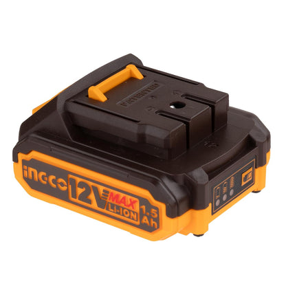 INGCO 12V Lithium-Ion Cordless Drill, CDLI1218, Yellow