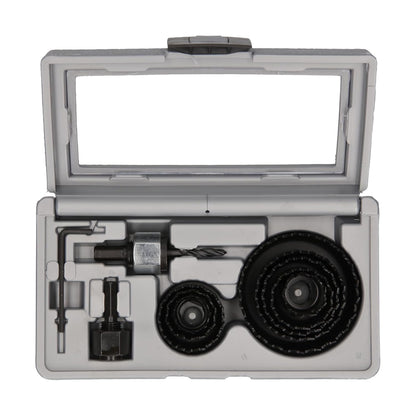 BOSCH Professional Hole Cutters 11 Piece Set | 8 HCS Holesaws Ø 22–68 mm | For Wood, Veneered Boards & Chipboard | 2 Adapters | Durable Plastic Case | Ideal for DIY & Professional Use