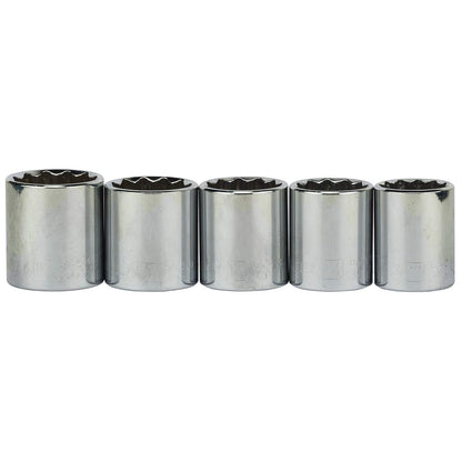 STANLEY 86-478 1/2'' SQ. Drive 12 Point Socket Set (25-Pieces)